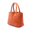Bottega Veneta Small Lambskin Intreccio Cabat Tote Secondhand