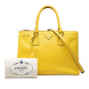 Prada Medium Saffiano Lux Galleria Double Zip Satchel Secondhand