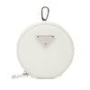 Secondhand Prada Spazzolato Round Coin Pouch Bag Charm