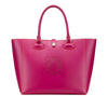 LOEWE Leather Perforated Anagram Leo Tote Secondhand