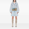 Gucci GG Canvas Web Double Pocket Belt Bag Secondhand