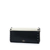 Secondhand Valentino Bicolor Leather Rockstud Wallet on Chain