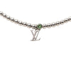 Secondhand Louis Vuitton Brass Crystal Nano Beads Pendant Necklace