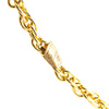 Chanel Gold Plated CC Pendant Rhinestones Necklace Secondhand