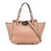 Valentino Mini Grainy Calfskin Rockstud Satchel Secondhand