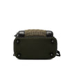 Miu Miu Leather Trimmed Crystal Embellished Matelasse Nylon Backpack Secondhand