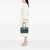Celine Crinkled Patent Macadam Shoulder Bag Secondhand