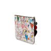 Christian Louboutin Printed Leather Graffiti Loubitag Clutch Secondhand