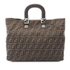 Fendi Large Zucca Canvas Twins Tote Secondhand