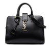 Saint Laurent Baby Leather Monogram Cabas Satchel Secondhand