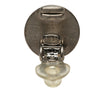 Chanel CC Silver and Gold Plated Round Clip On Earrings Secondhand