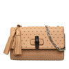 Gucci Medium Leather Studded Miss Bamboo Crossbody Secondhand