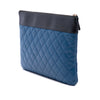 Chanel Medium Bicolor Quilted Sheepskin Mademoiselle O Case Clutch Secondhand