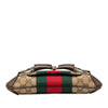 Gucci Small GG Canvas Horsebit Web Chain Satchel Secondhand
