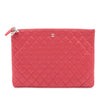 Chanel Large Quilted lambskin Cosmetic Case Secondhand