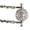 Hermès Sterling Silver Golf Ball Key Chain Secondhand