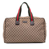 Secondhand Gucci GG Canvas Web Travel Bag