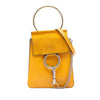 Chloé Mini Calfskin and Suede Faye Bracelet Bag Secondhand