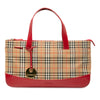 Burberry Haymarket Check Canvas Handbag Secondhand