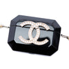 Chanel CC Resin Crystal Faux Pearl Airpods Pro Holder Necklace Bag Secondhand