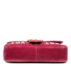Gucci Large GG Marmont Matelasse Velvet Embroidered Blind For Love Shoulder Bag Secondhand