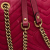 Gucci Large GG Marmont Matelasse Velvet Embroidered Blind For Love Shoulder Bag Secondhand