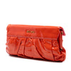 Miu Miu Pleated Patent Flap Handbag Secondhand