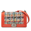 Chanel Medium Tweed and Lambskin Boy Flap Secondhand