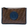 Fendi Zucca Coated Canvas Clutch Secondhand