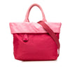 Prada Tessuto Reversible Satchel Secondhand