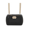 Chanel Mini Chevron Caviar Boy Clutch with Chain Secondhand
