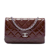 Chanel CC Quilted Patent Brilliant Wallet On Chain Secondhand