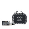 Chanel Small Caviar Striped CC Filigree Vanity Case Secondhand