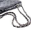Chanel Jumbo Quilted Patent 3 Compartment Flap Secondhand