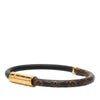 Louis Vuitton Monogram and Leather Confidential Bracelet Secondhand