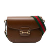 Gucci Large Calfskin Web Horsebit 1955 Crossbody Secondhand