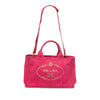 Prada Canvas Canapa Logo Tote Secondhand