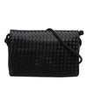 Bottega Veneta Satin Intrecciato Flap Crossbody Secondhand