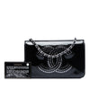 Chanel CC Patent Strass Embellished Wallet On Chain Secondhand