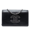 Chanel Studded Lambskin CC Wallet on Chain Secondhand