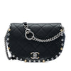 Chanel Small Quilted Lambskin Studded Bubble Flap Secondhand