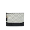 Chanel Medium Bicolor Quilted Aged Calfskin Gabrielle O Case Clutch Secondhand