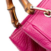 Gucci Small Calfskin Bamboo Shopper Satchel Secondhand