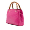 Gucci Small Calfskin Bamboo Shopper Satchel Secondhand