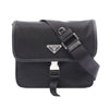 Prada Saffiano Trimmed Tessuto Messenger Bag Secondhand