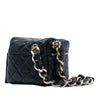 Chanel CC Quilted Lambskin Cube Wristlet Vanity Case Secondhand