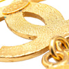 Chanel Gold Plated CC Medallion Brooch Secondhand