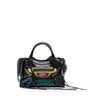 Balenciaga Mini Lambskin Motocross Graffiti All Over Classic City Satchel Secondhand