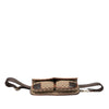 Secondhand Celine Macadam Canvas Double Pocket Belt Bag