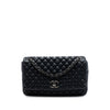 Chanel Large Quilted Iridescent Calfskin New Bubble Flap Secondhand